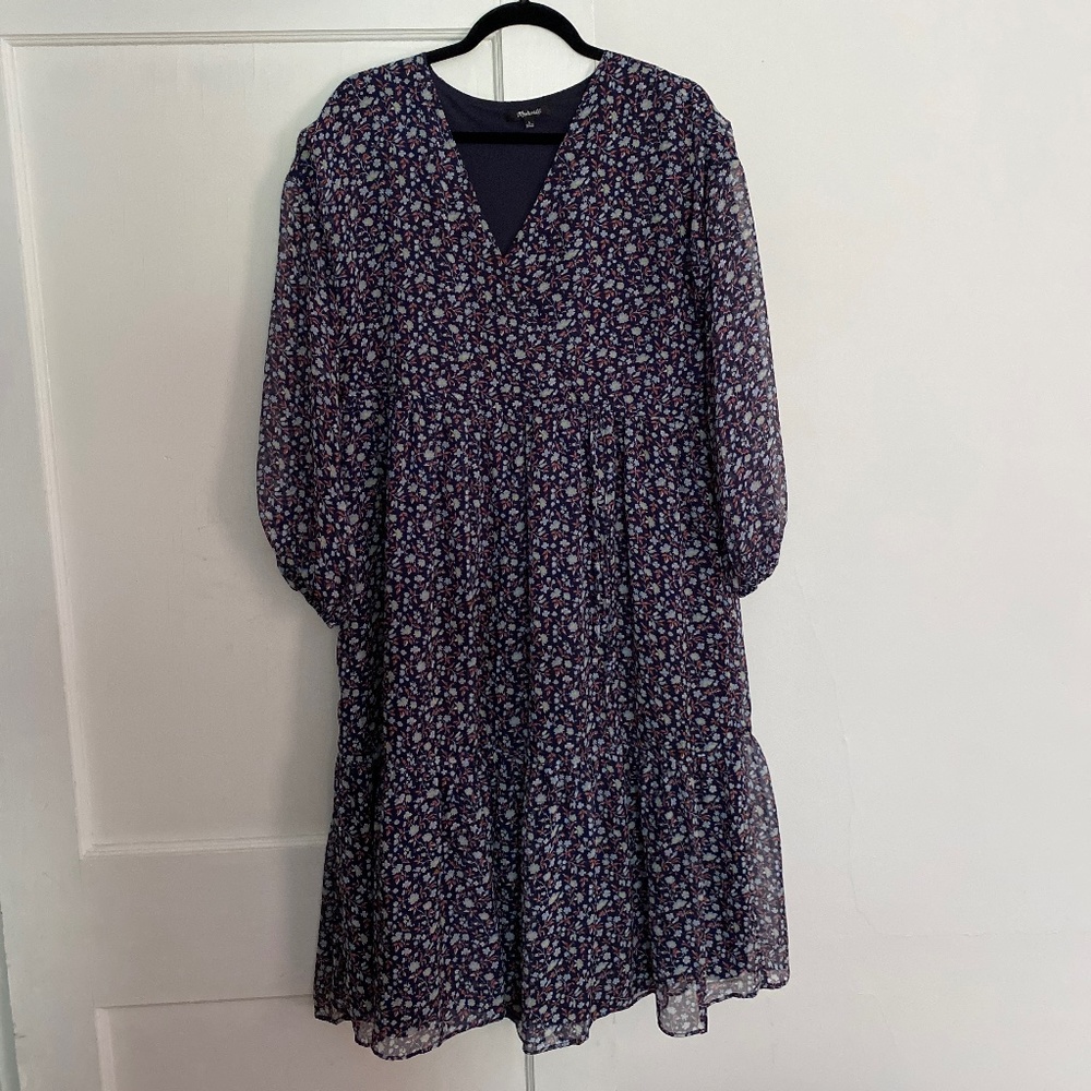 Madewell Faux wrap dress